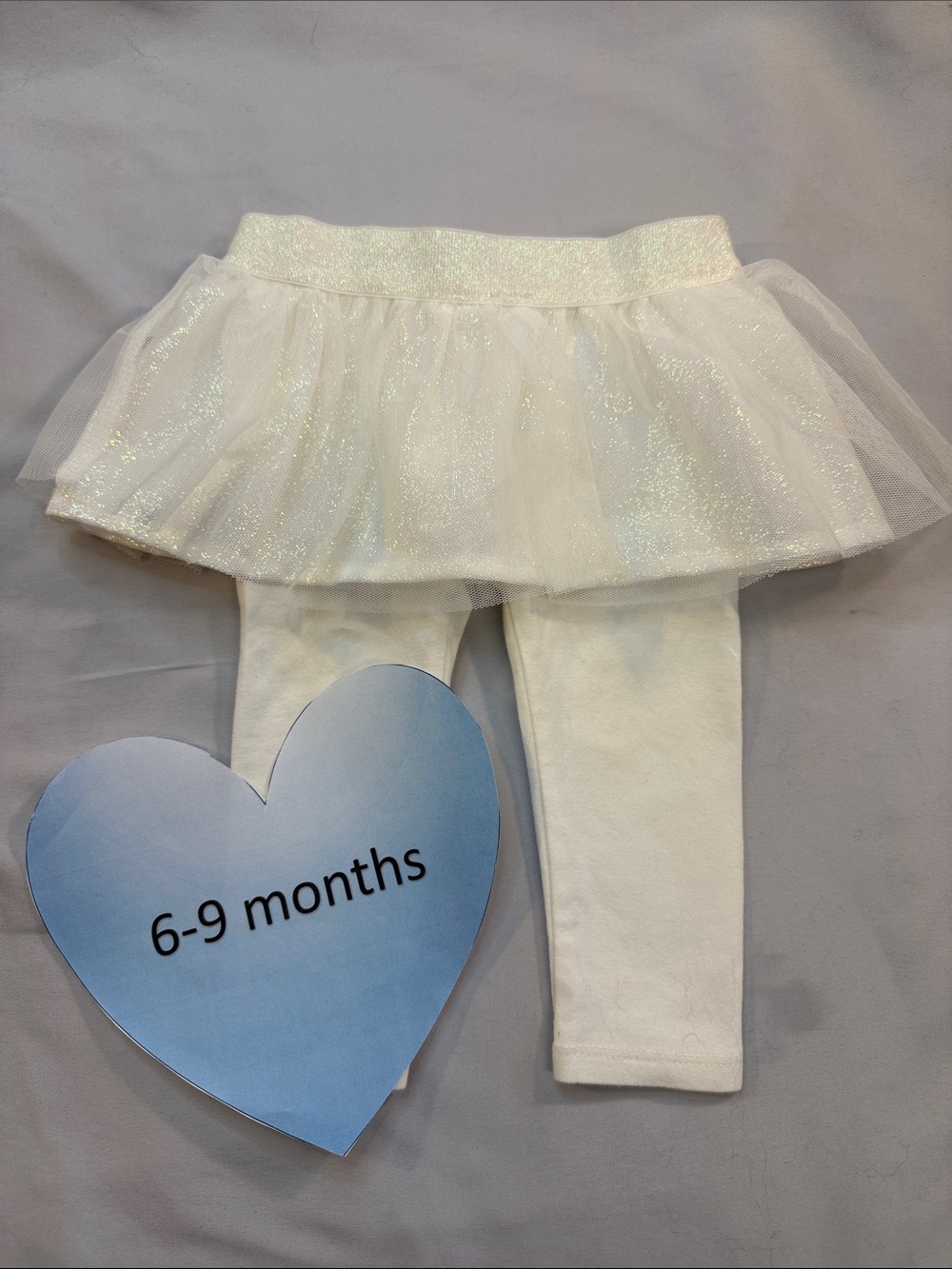 OshKosh B'gosh NWOT White Baby Leggings with Tag